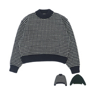 L.L.Bean Women's Wayne Sweater Bird's-Eye 6575-6130