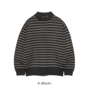【SALE】 nanamica Mock Neck Stripe Sweater S26SJ006 メンズ (LIMITED SIZE)