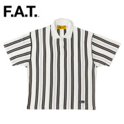 【SALE】F.A.T. エフエーティー PINGAUGE F32410-KN04 半袖ニットポロシャツ ストライプ メンズ 正規取扱店
