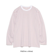 【SALE】nanamica ナナミカ COOLMAX Stripe Jersey L/S Tee S25SH119 クールマックスストライプジャージーロングスリーブティー 正規取扱店