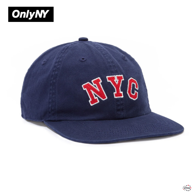 OnlyNY オンリーニューヨーク NYC Varsity Chainstitch Baseball Cap エヌワイシーヴァーシティチェーンステッチベースボールキャップ 帽子 正規取扱店