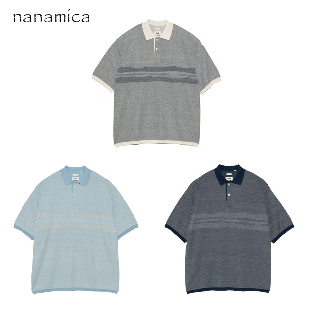nanamica ナナミカ Polo Sweater S25SH016 ポロセーター メンズ 正規取扱店