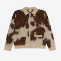 OBEY COW PATTERN ZIP SWEATER 151010050