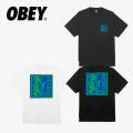 【SALE】OBEY オベイ OBEY RE SOURCE 166913736 オベイリソース トップス 半袖TEE Tシャツ 春夏 グラフィック バックプリント有 正規取扱店