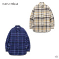 ナナミカ 通販 店舗 公式オンラインストア ネットショップ 羽織 長袖シャツ 男性 ロゴ刺繍 25fw ブランド 日本 きれいめ