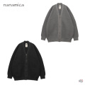 ナナミカ オーシャン カーディガン オンラインショッピング ネットストア 黒 グレー 無地 シンプル きれいめ オフィスカジュアル