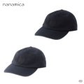 nanamica ナナミカ Washed Chino Cap S25FP072 ウォッシュド チノ キャップ ユニセックス 洗い加工 帽子 ロゴ刺繍 正規取扱店
