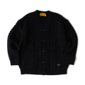 F.A.T.  ARANGAN F32520-KN04 BLACK フィッシャーマン カーディガン ニット メンズ エフエイティー FAT正規取扱店