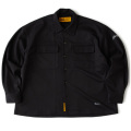 F.A.T.  WARMCROP F32521-SH21 BLACK BIGシルエット シャツ ジャージーツイル メンズ エフエイティー FAT正規取扱店