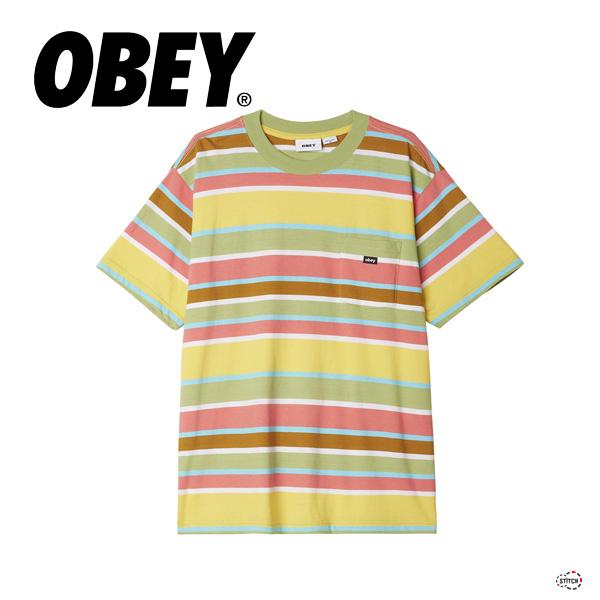 【SALE】OBEY オベイ WEDGE POCKET TEE SS 131080343 ウェッジポケットティー メンズ 半袖 正規取扱店