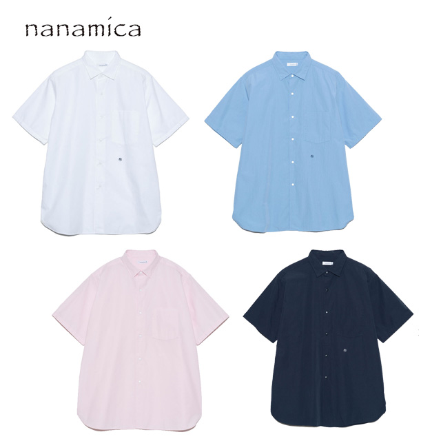 ナナミカ 通販 店舗 セレクトショップ 送料無料 オンラインストア 正規品 安心 本物 半袖シャツ ロゴ刺繍