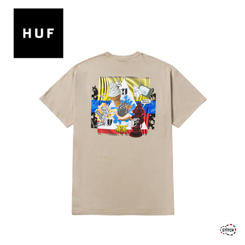大人気 早い者勝ち HUF LUCKY TEE グラフィックがカッコイイ HUF ハフ HUF SEEING THINGS TT TEE TS01766 シーイング