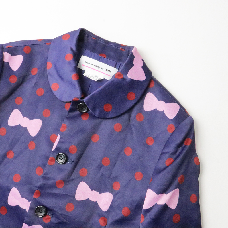 COMME des GARÇONS GIRL リボン付きジャケット S