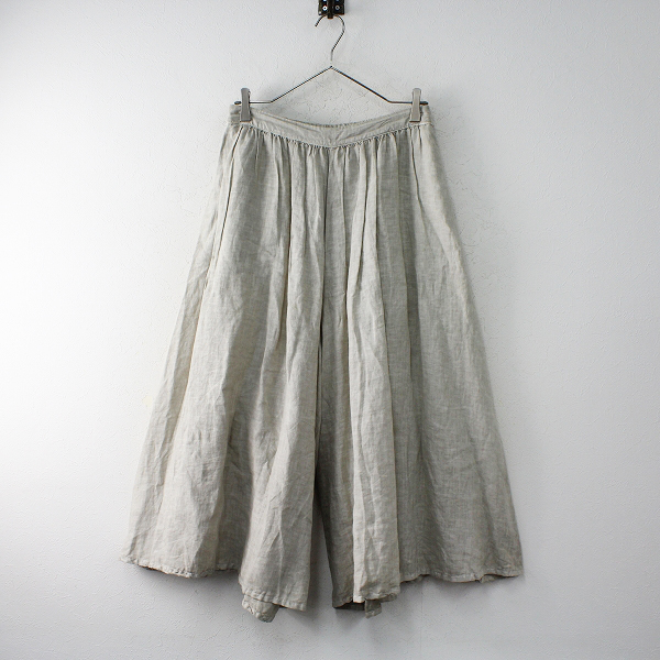 nest Robe キュロットスカート nest Robe ネストローブ 半袖 リネン