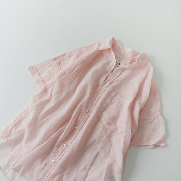 Frank＆Eileen ROSE ボイルショートスリーブシャツXS Frank＆Eileen ROSE ボイルショートスリーブシャツXS