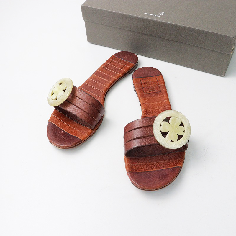 ミナペルホネン　サボ　37 23.5 楽天市場】【定価4.6万】ミナペルホネン mina perhonen pied des