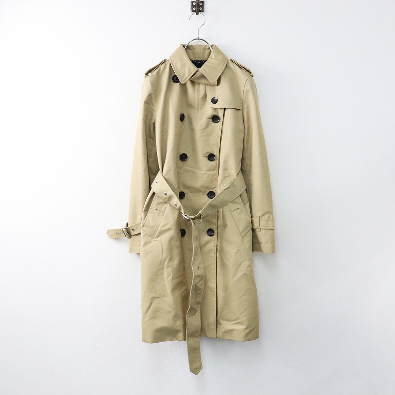 ２３区４２　　イエロー ダブルブレスト トレンチコート COACH イエロー ダブルブレスト トレンチコート