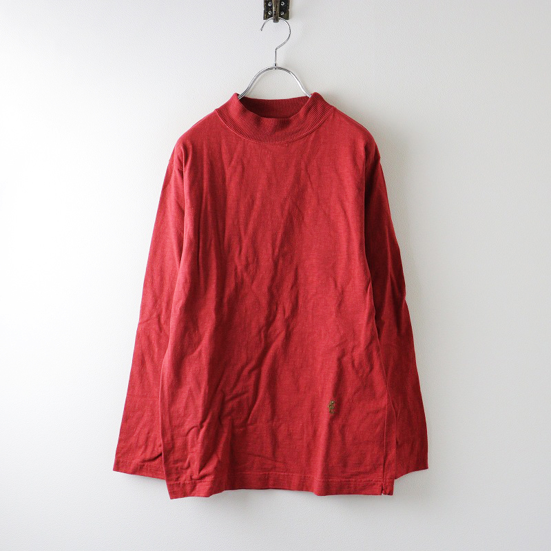 45rの45周年限定モックネックロングTシャツ モックネックロングTシャツ ユニセックス 655－3 ネイビー