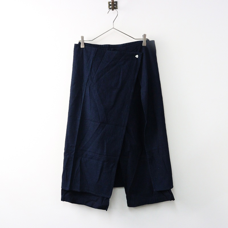 パラスパレス　ワイドパンツ 16×16／-インディゴヒッコリーワイドパンツ