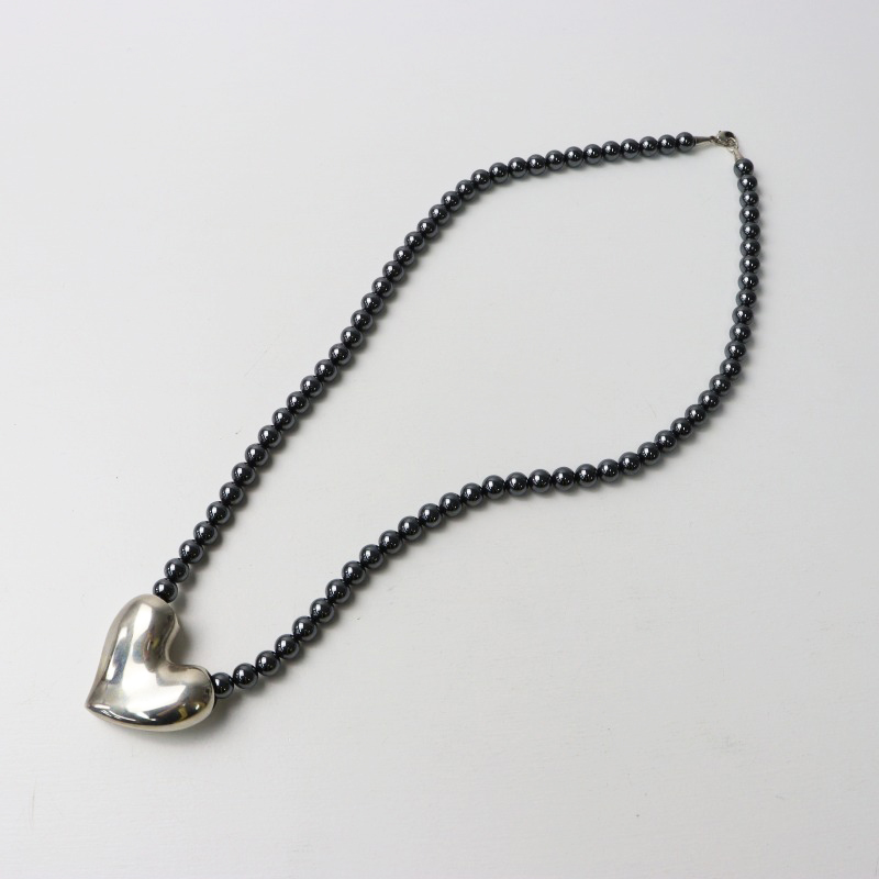   ジョージジェンセン ヘマタイト 925 ネックレス Georg Jensen】ジョージジェンセン ネックレス シルバー925