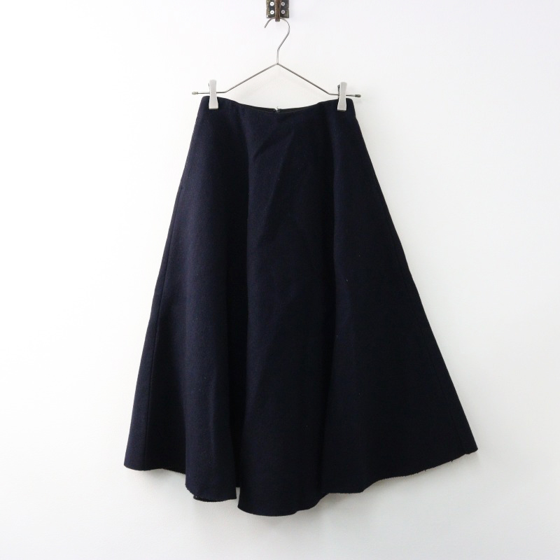 シートーキョー SHE Tokyo ウールメルトンサーキュラーフレアスカート  