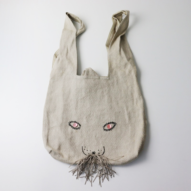 ミナペルホネン mina perhonen usa bag リネン織地 ウサバッグ