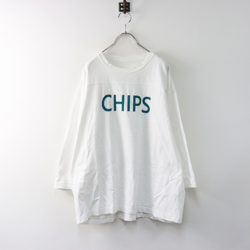 ネストローブ nest Robe  UpcycleLino BASIC CHIPS BIG TEE ロゴTシャツ 1/ホワイト カットソー プルオーバー 【2400014488166】 ネストローブ nest Robe UpcycleLino BASIC CHIPS BIG TEE ロゴT