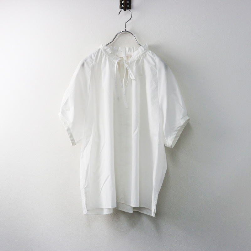 美品 トゥモローランド ボールジィ 定価1,8万　ネックフリルブラウス C342 楽天市場】【SALE／40%OFF】ハイカウントサテン ネックフリル