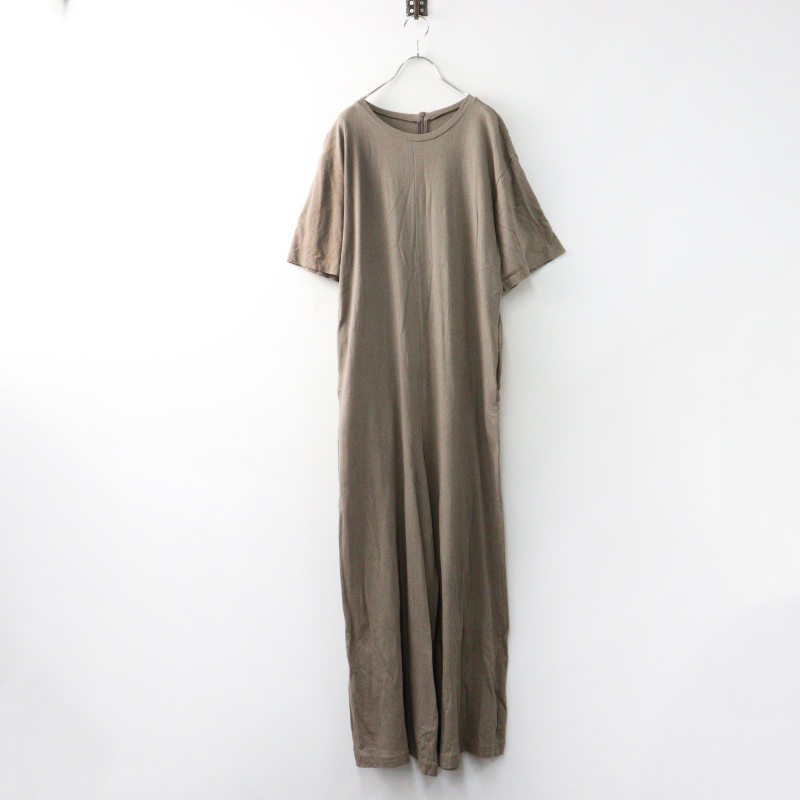 2023SS プラージュ Plage nep cotton オールインワン 38/モカ