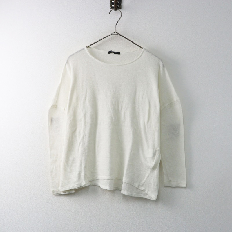 pas de calais - パドカレ 22SS エアーインコットンウール クルーネック プルオーバー ニット pas de calais - パドカレ 22SS エアーインコットンウール