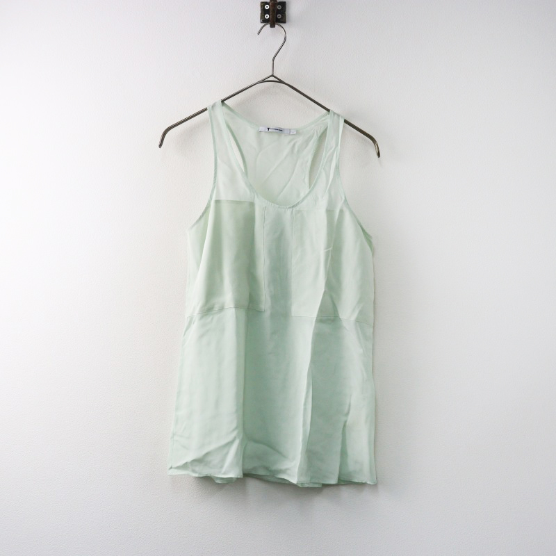 Archive T ALEXANDER WANG Silk tank top XS mint