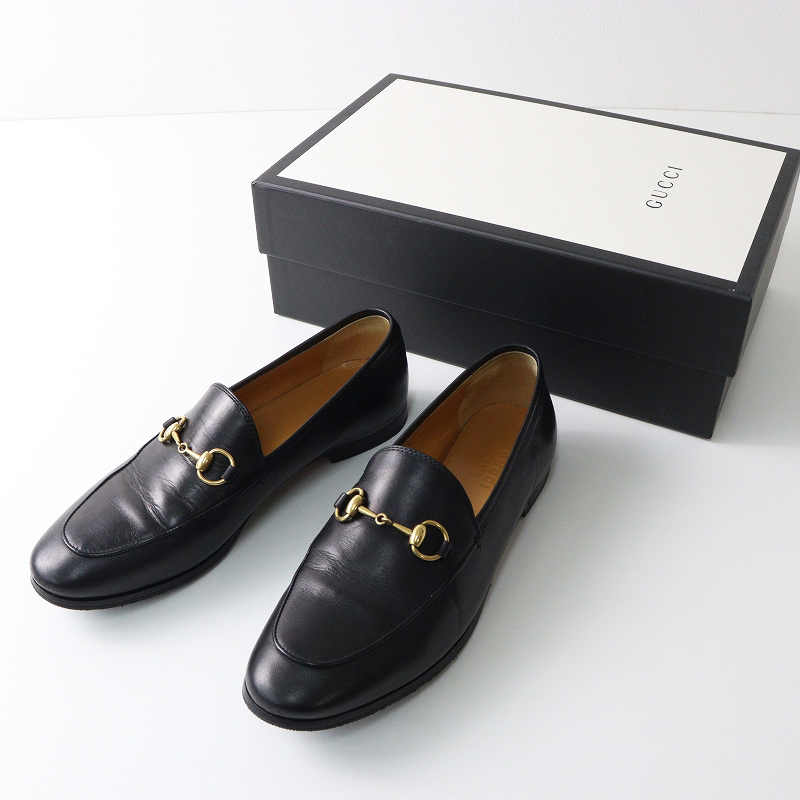 未使用 GUCCI ヨルダーン ローファー ホースビット 36.5 GUCCI グッチ ヨルダーン メンズ シューズ ローファー 靴 ホース
