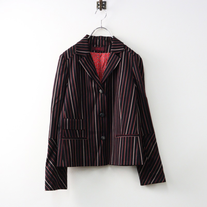 KENZO◆テーラードジャケット/38/ウール/BLK/無地/300213044 KENZO(ケンゾー) / テーラードジャケット/38/ウール/BLK/無地