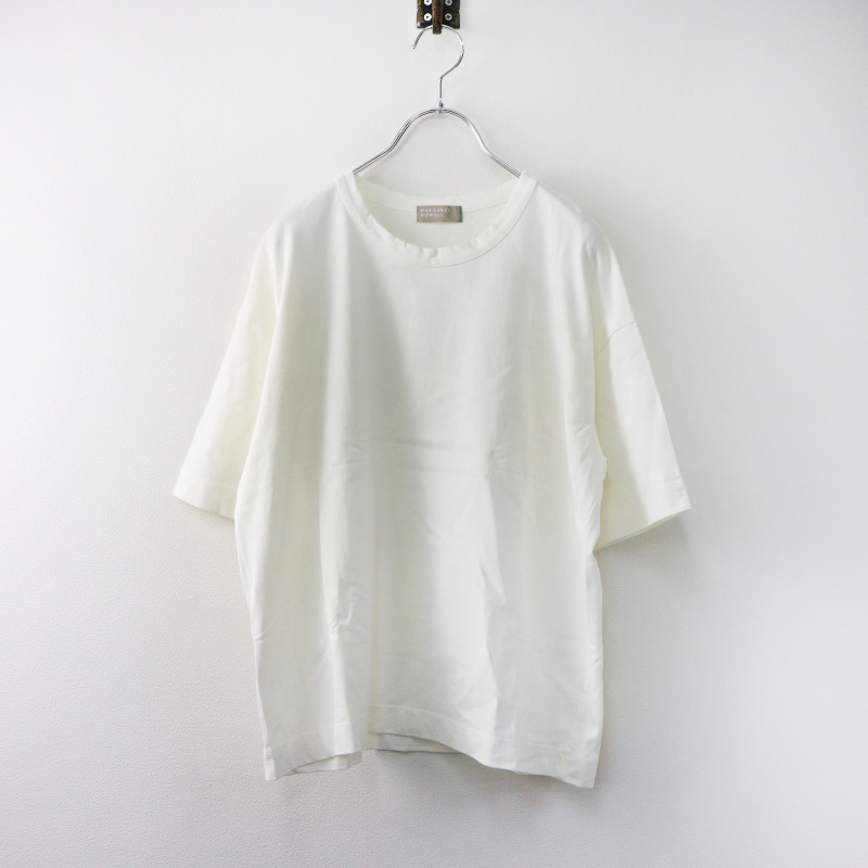 新品 MARGARET HOWELL 23SS コットン Tシャツ 2 MARGARET HOWELL tシャツ FINE COMPACT COTTON JERSEY メンズ