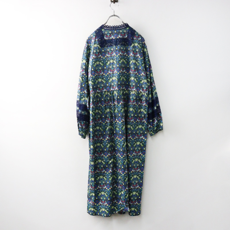 【美品　クリーニング済】ジェーンマープル＊ゼリーフラワーディドレス　リバティ 美品 クリーニング済】ジェーンマープル＊ゼリーフラワーディ