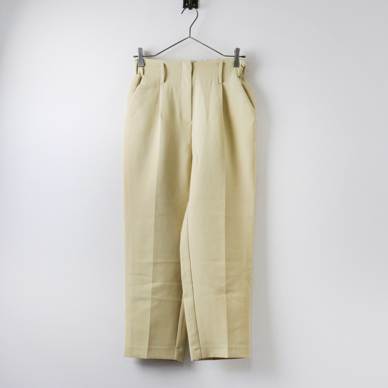 MACHATT マチャット タックテーパードパンツ F グレー 美品 マチャット MACHATT タックテーパードパンツ