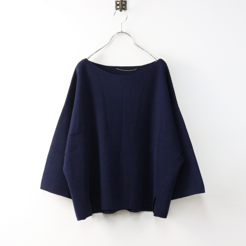 大人気完売❢交渉可❢ドゥーズィエムクラス lambウールコート ネイビー アパルトモン ドゥーズィエムクラス WOOL KNIT PO ウールニット