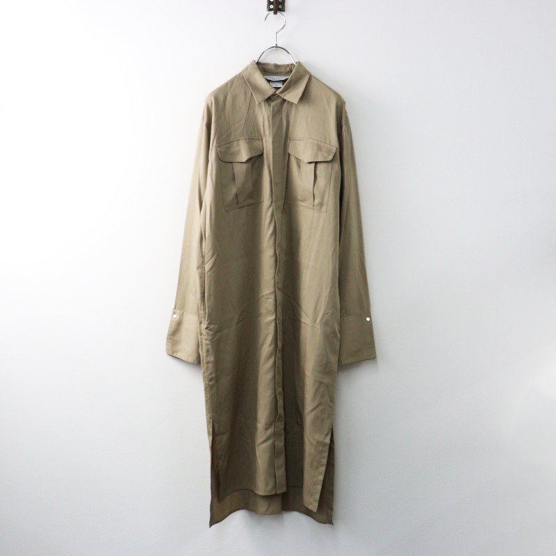 ユニオンランチ UNION LAUNCH テンセル ロングシャツワンピース F  