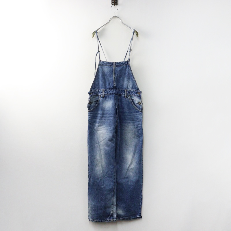 Whim Gazette インディゴブルー オーバーオール 美品 ウィムガゼット Whim Gazette DENIM ALL IN ONE2 デニム