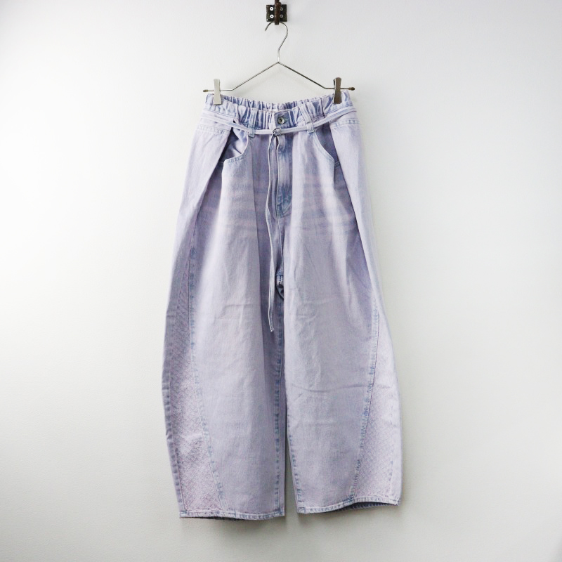ニコアンド　バレルデニム　ピンクオーバーダイ ☀️Remake coverall ピンクオーバーダイ デニムジャケット ☀️