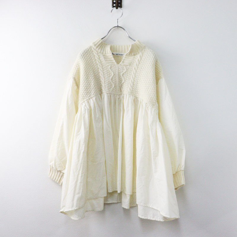 shirinaさん専用　cen マイクローゼット ドッキングニット　ブラウス shirinaさん専用 cen マイクローゼット ドッキングニット ブラウス