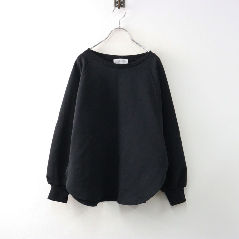 未使用品ビアズリー ダンボールサークルプルオーバー トレーナー　ブラック 2024AW ビアズリー BEARDSLEY ダンボールサークルプルオーバー F