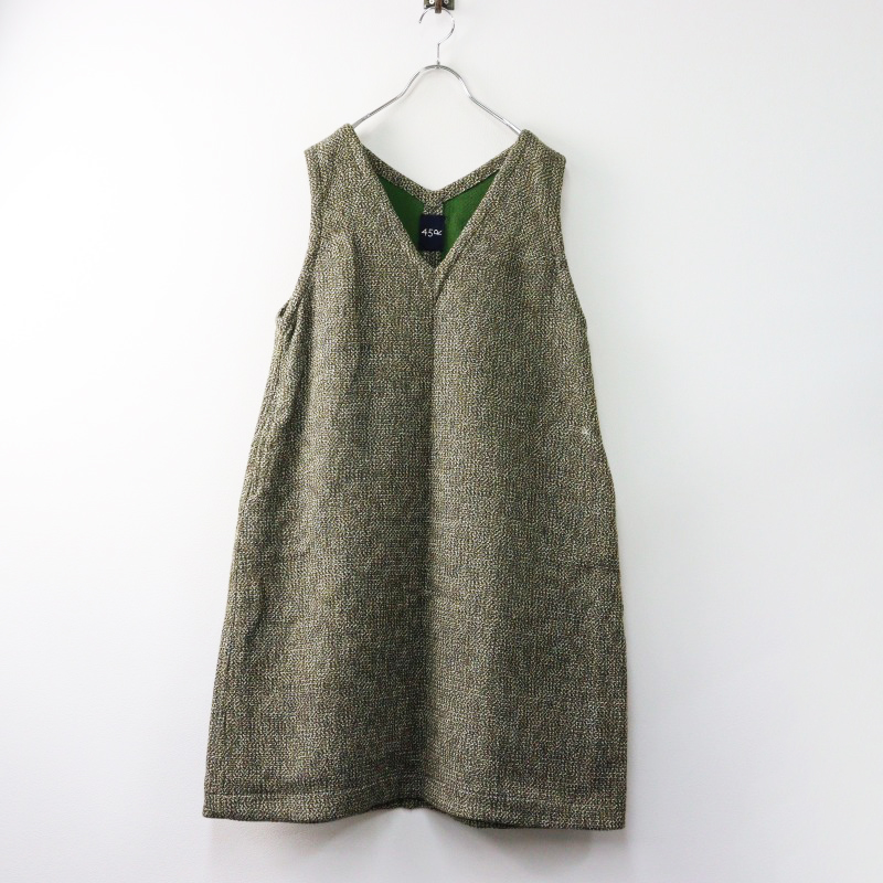 45R フォーティーファイブアール ジャガード ノースリーブワンピース 2  