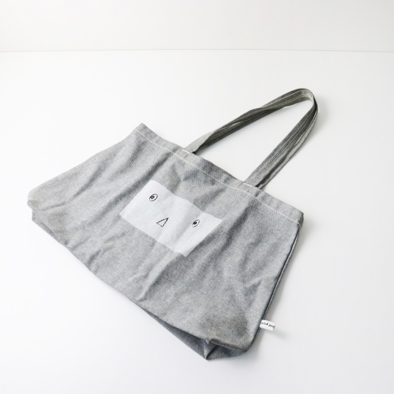 ミナペルホネン  ハンドメイドgo!のダークグレー☆楕円底のバケツ型トートバッグ bucket bag・basket bag 発売のお知らせ。4月9日～ - minä perhonen