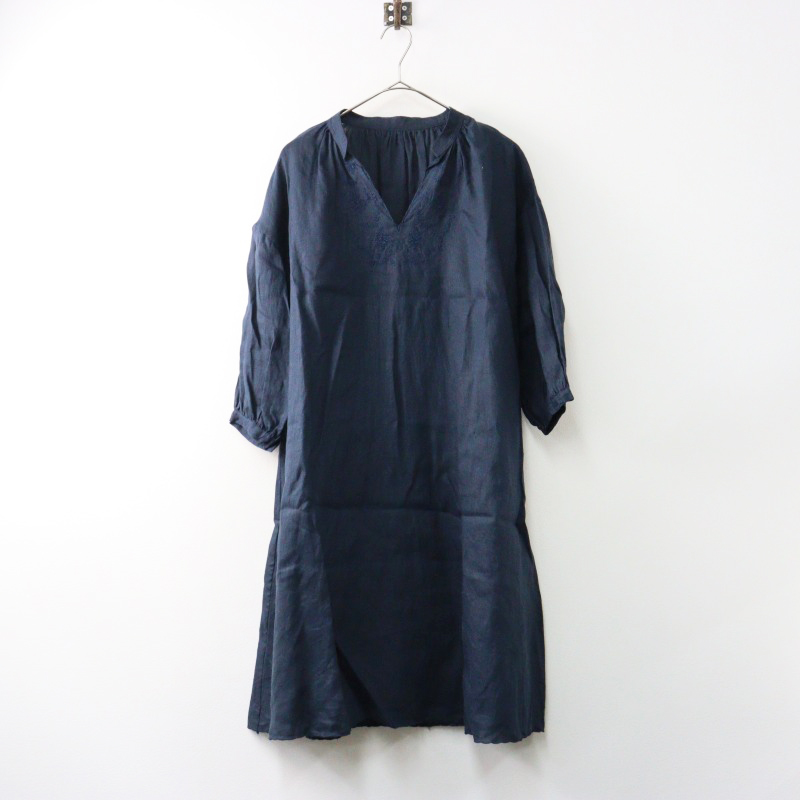 nest Robeスキッパーロングワンピース ネストローブ nest Robe スキッパー レース ワンピース