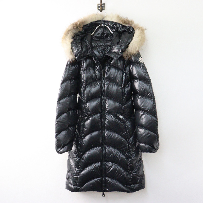 MONCLERモンクレールアウターダウンコートALBIZIA ブラック MONCLER】モンクレール『ALBIZIA ダウンコート size0』C20934998025