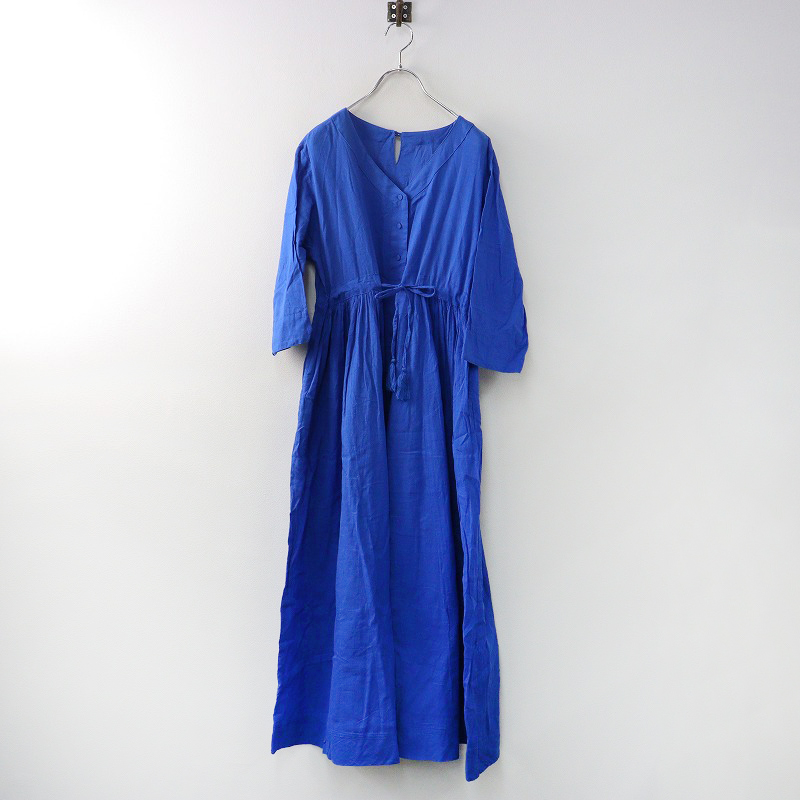 スタジオクリップ studio CLIP Vネック ギャザー ワンピース F