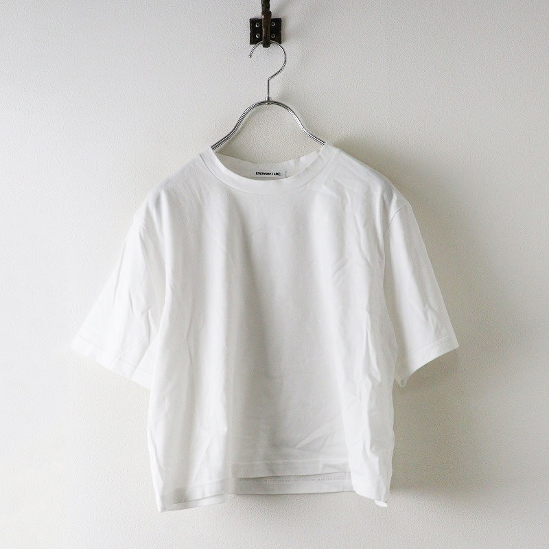 ドゥーズエムクラス_ダンボールカットソー_ホワイト Sheer Waffle Tシャツ（Tシャツ/カットソー）｜Deuxieme Classe