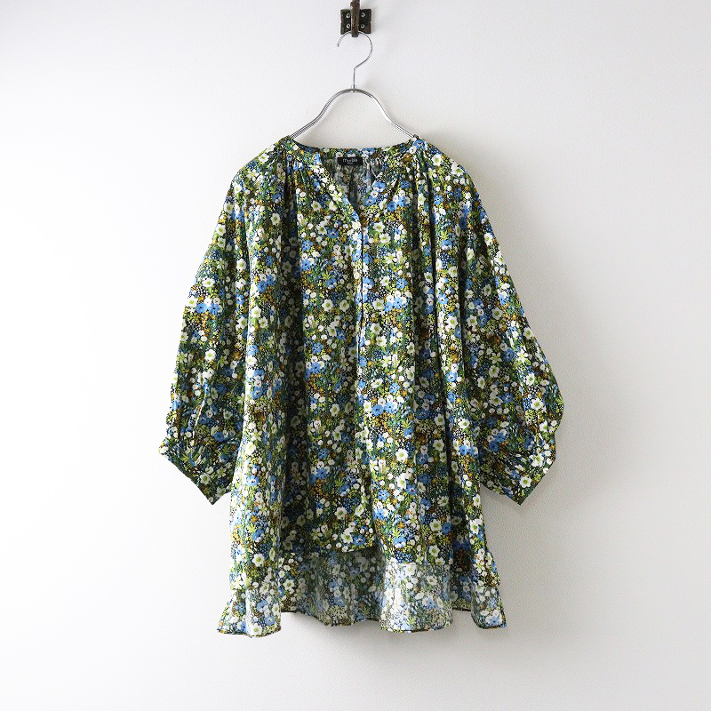 さくらんぼ　marble SUD マーブルシュッド ボタニカルフラワー マーブルシュッド marble SUD フラワービジョン Plentyブラウス