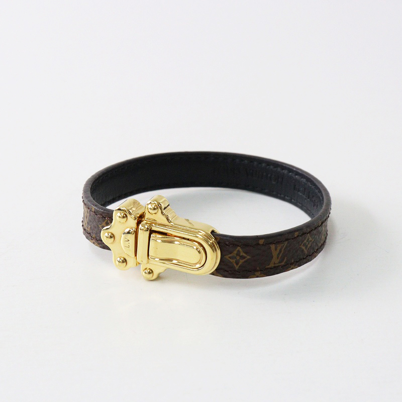 LOUIS VUITTON✨ヴィトン　ブレスレット　レザー　ブラック　ブラウン LOUIS VUITTON ルイ ヴィトン ブレスレット ブラスレ・ブレイ